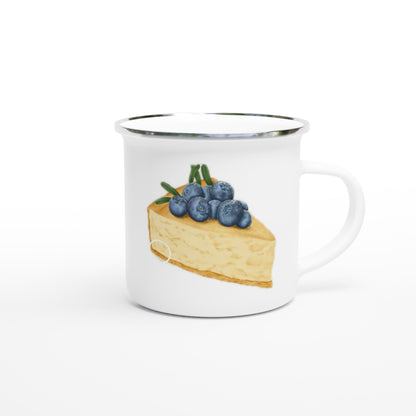 White 12oz Enamel Mug