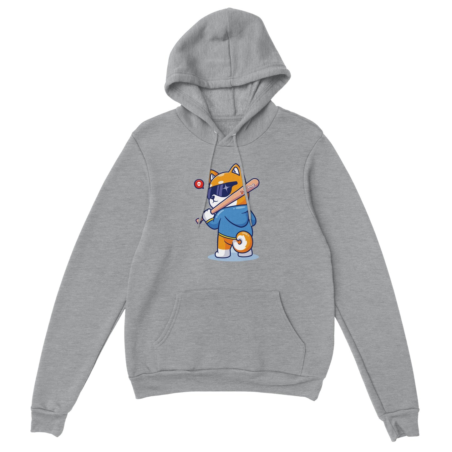 Premium Unisex Pullover Hoodie, Bad Shiba