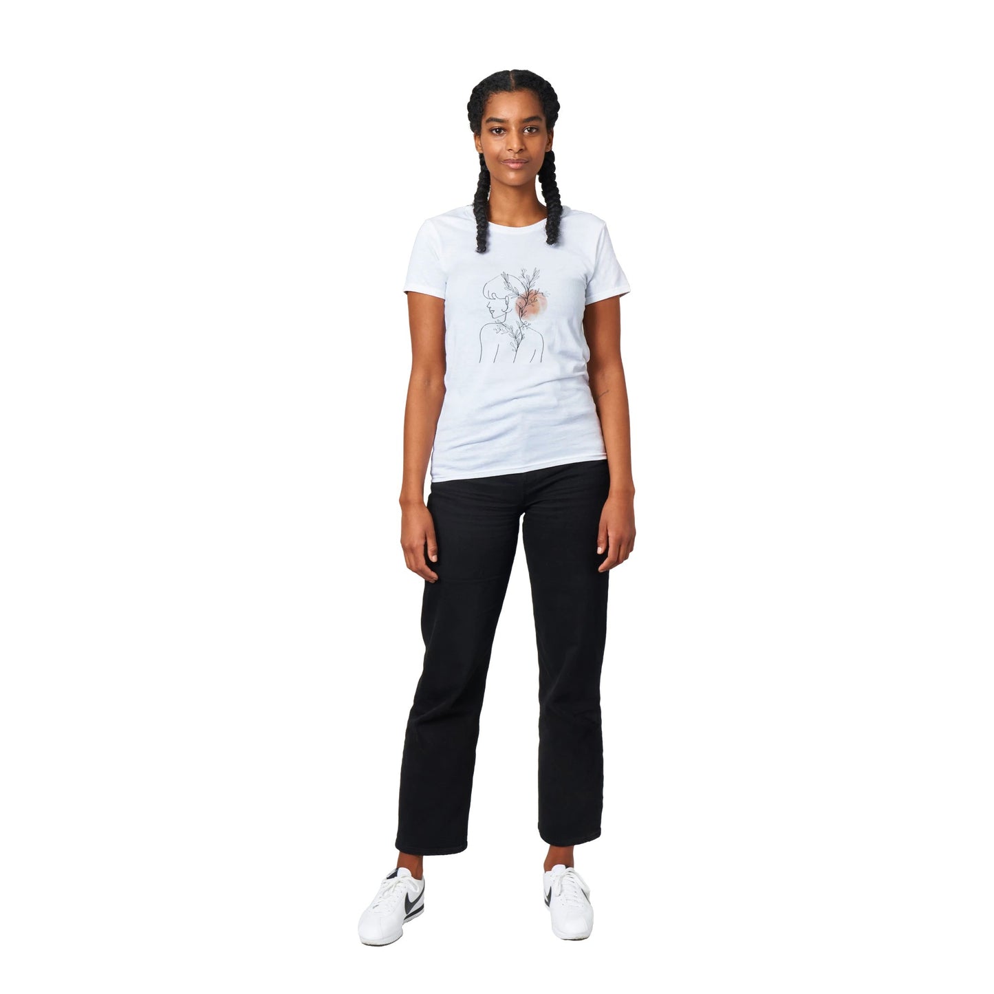 Silhouette Heavyweight Women Crewneck T-shirt