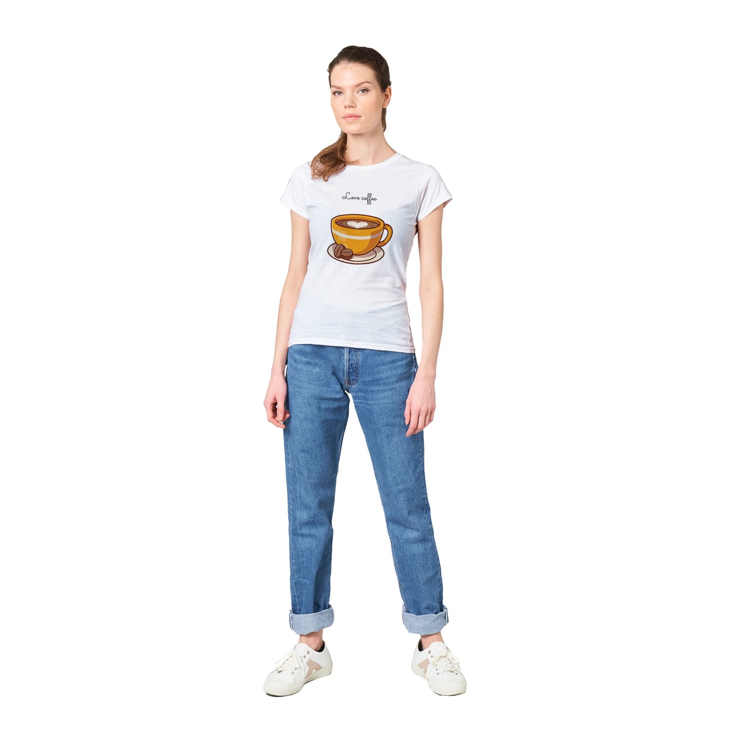 Classic Coffee Womens Crewneck T-shirt