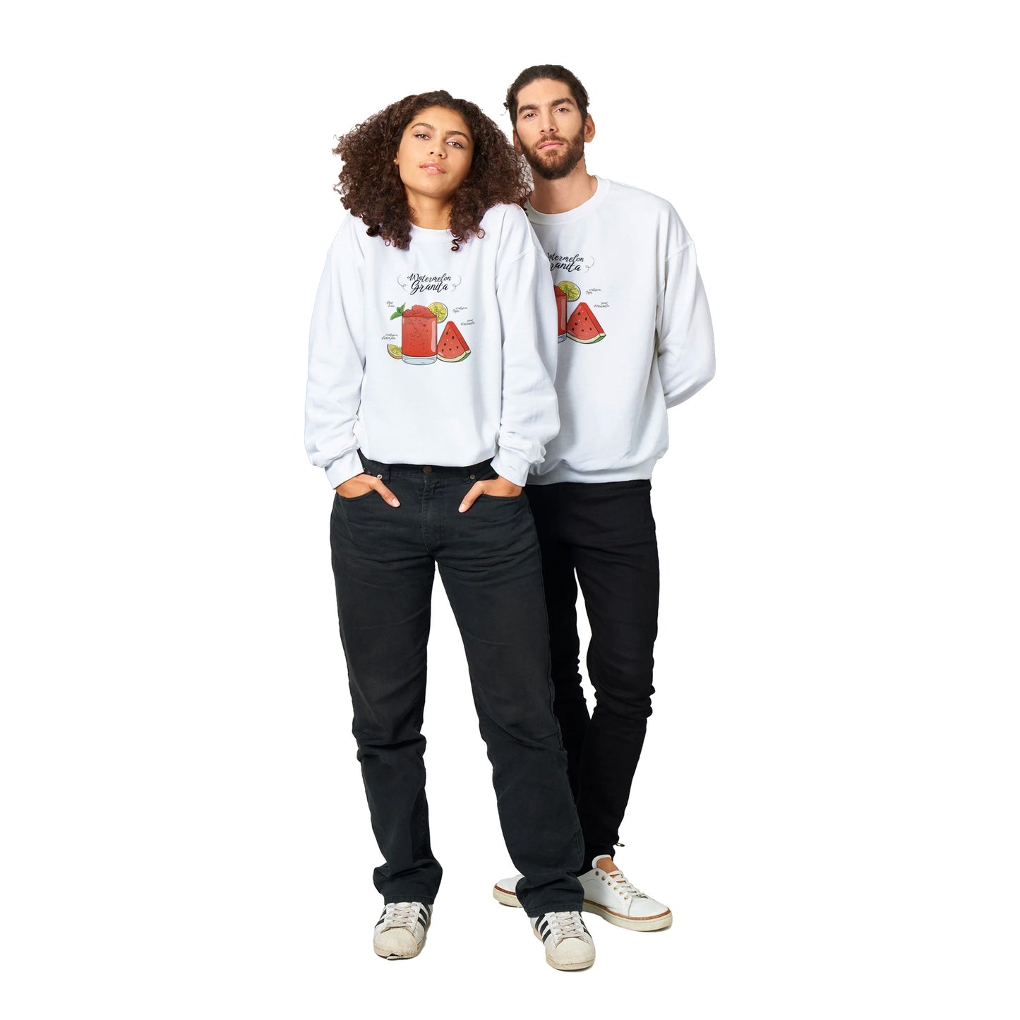 Watermelon Granita Classic Unisex Crewneck Sweatshirt