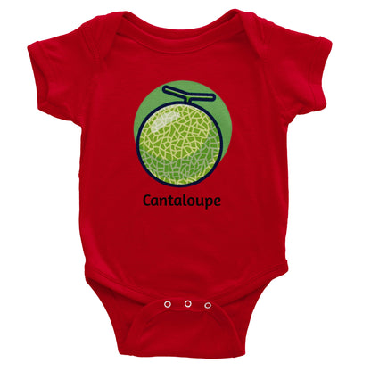 Classic Cantaloupe Baby Short Sleeve Bodysuit