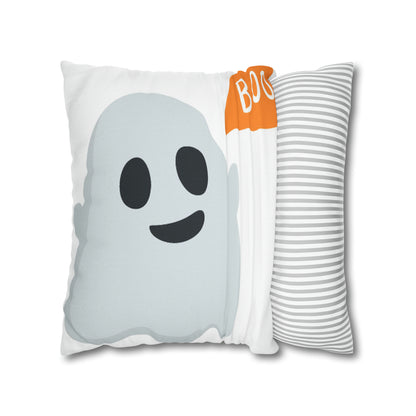 Ghost Polyester Square Pillow Case