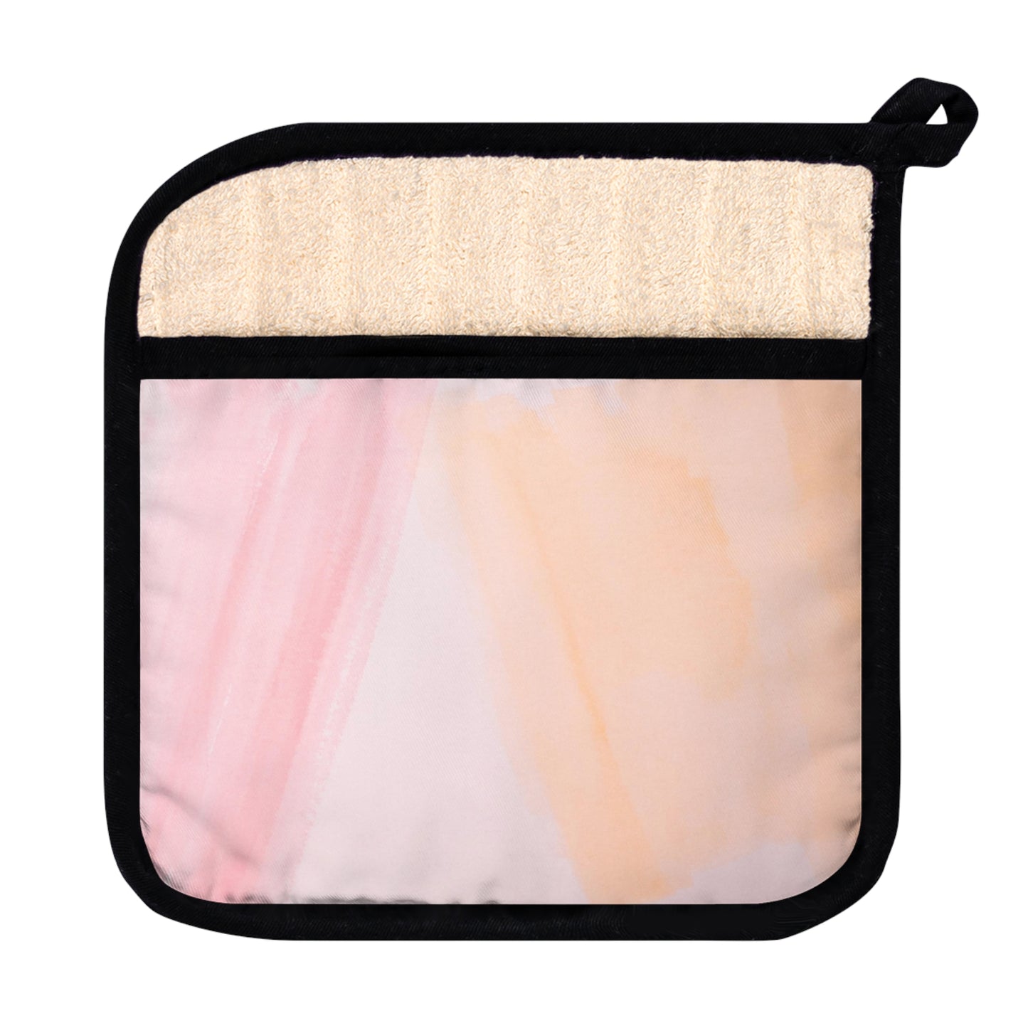 Pot Holder with Pocket, Beige