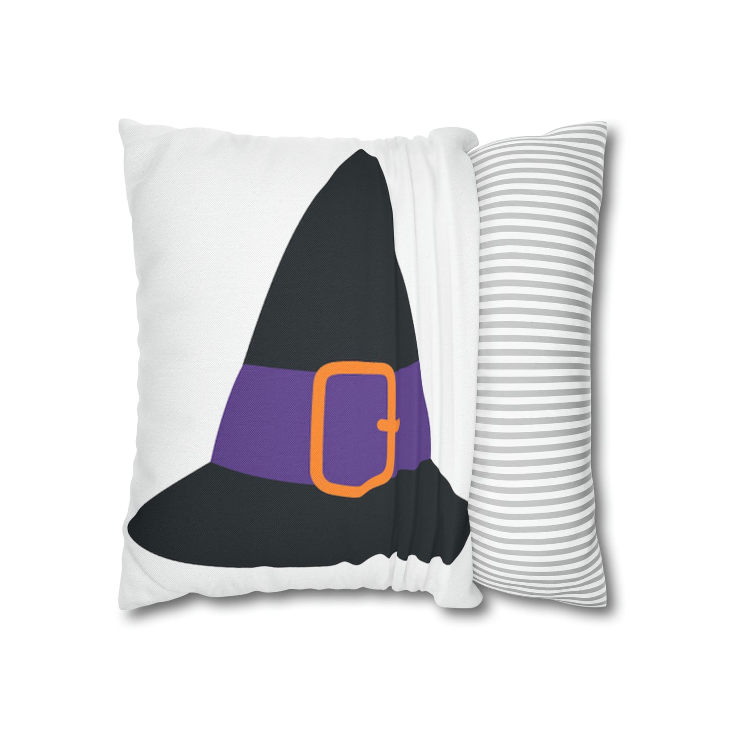 Hat Spun Polyester Square Pillow Case