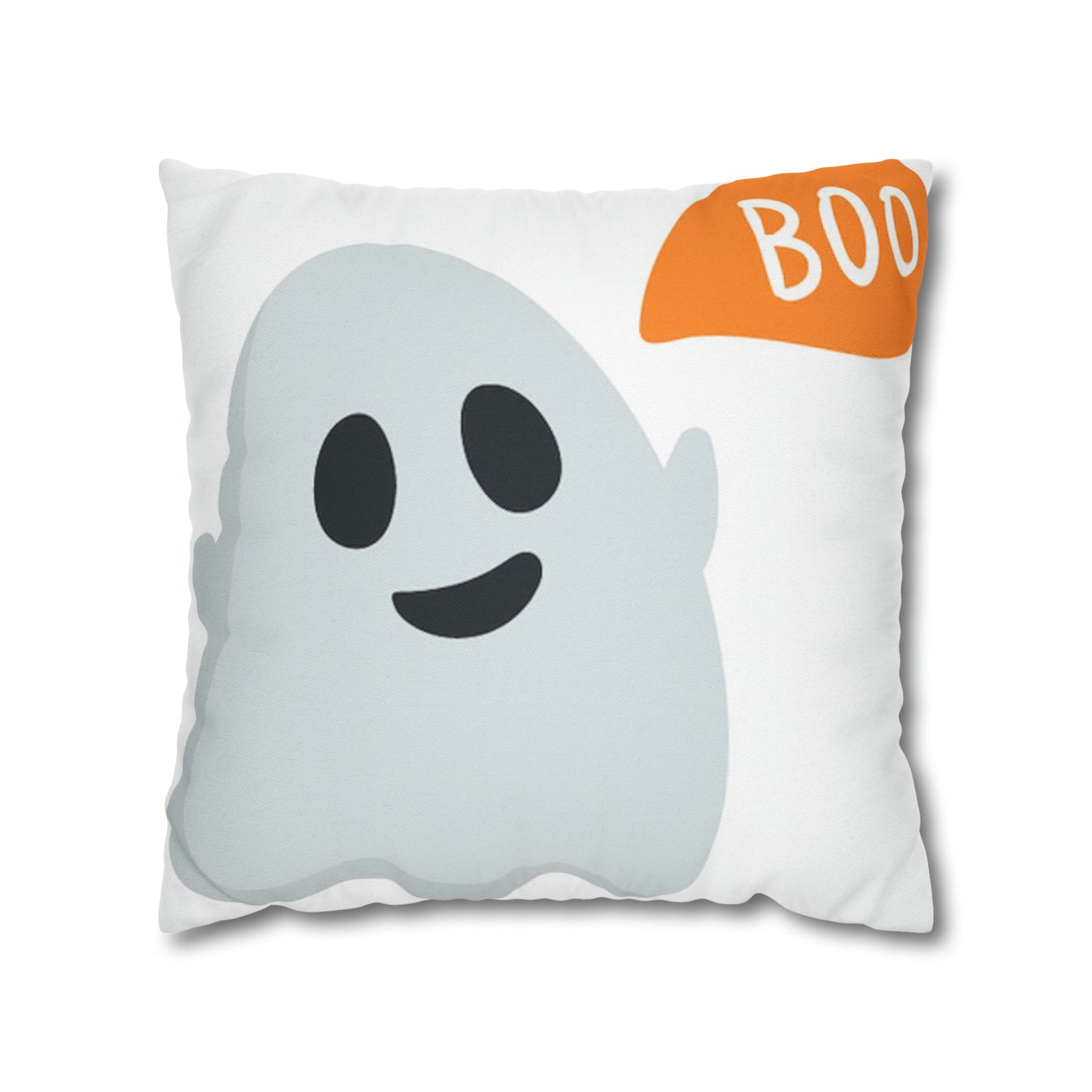 Ghost Polyester Square Pillow Case