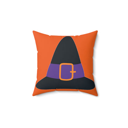 Spun Polyester Square Pillow, Hat