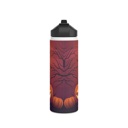 Stainless Steel Water Bottle, Standard Lid, Halloween