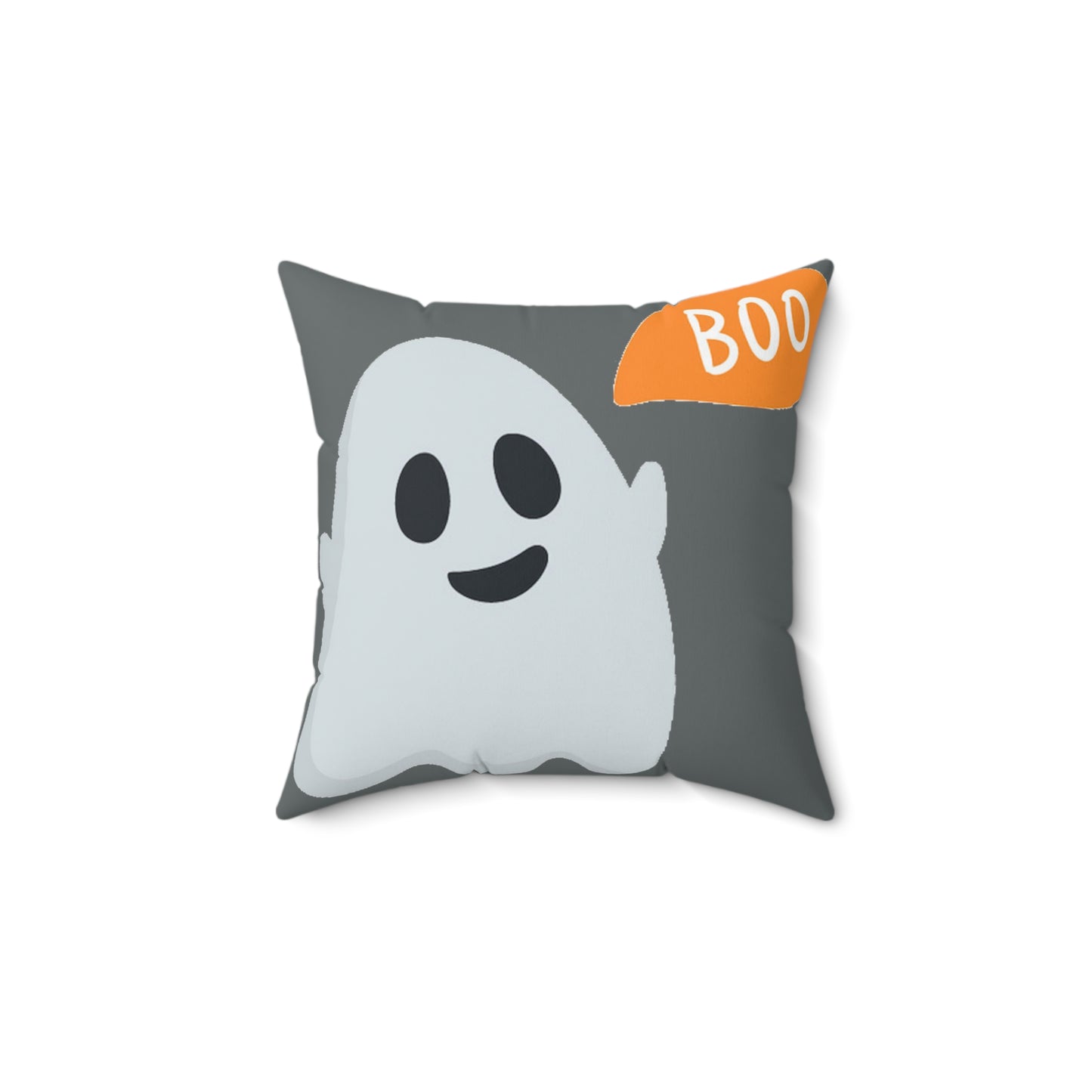 Spun Polyester Square Pillow, Ghost