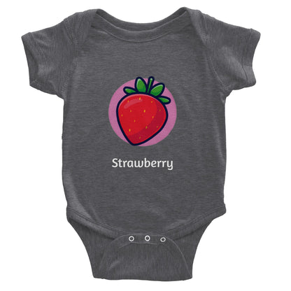 Classic Strawberry Baby Short Sleeve Bodysuit