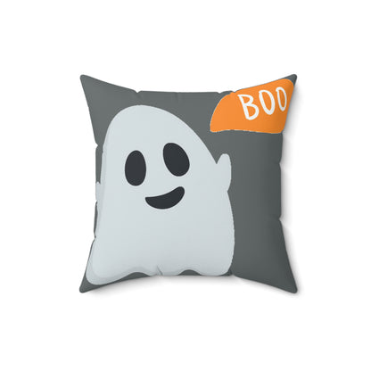 Spun Polyester Square Pillow, Ghost