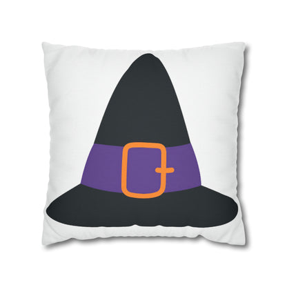 Hat Spun Polyester Square Pillow Case