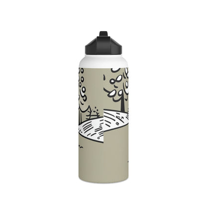 Stainless Steel Water Bottle, Standard Lid