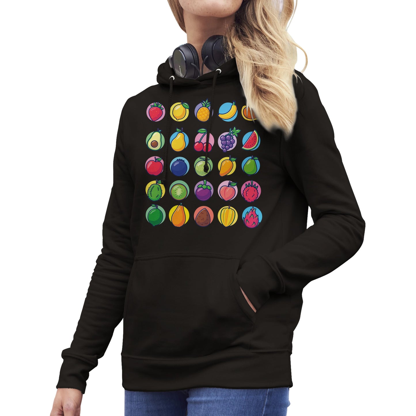 Premium Fruits Womens Pullover Hoodie