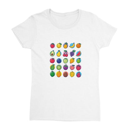 Heavyweight Fruits Womens Crewneck T-shirt