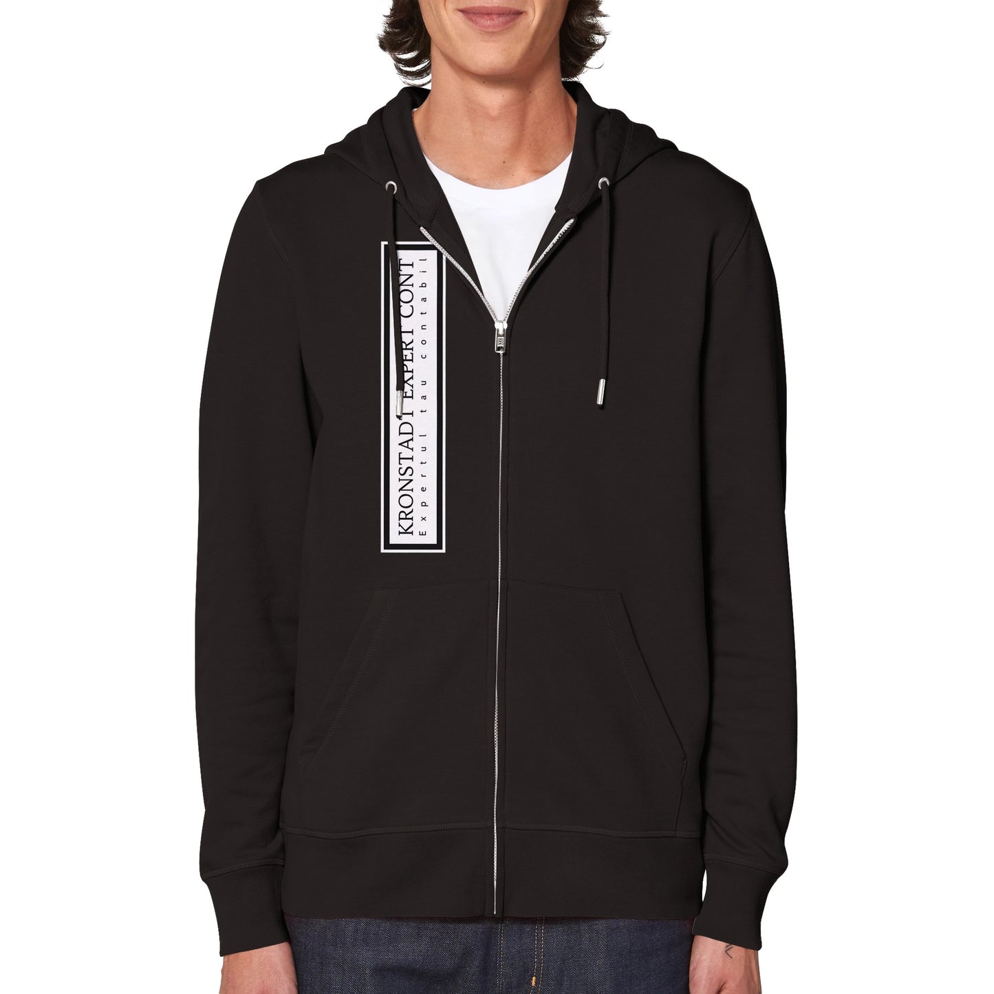 Organic Unisex Zip Hoodie