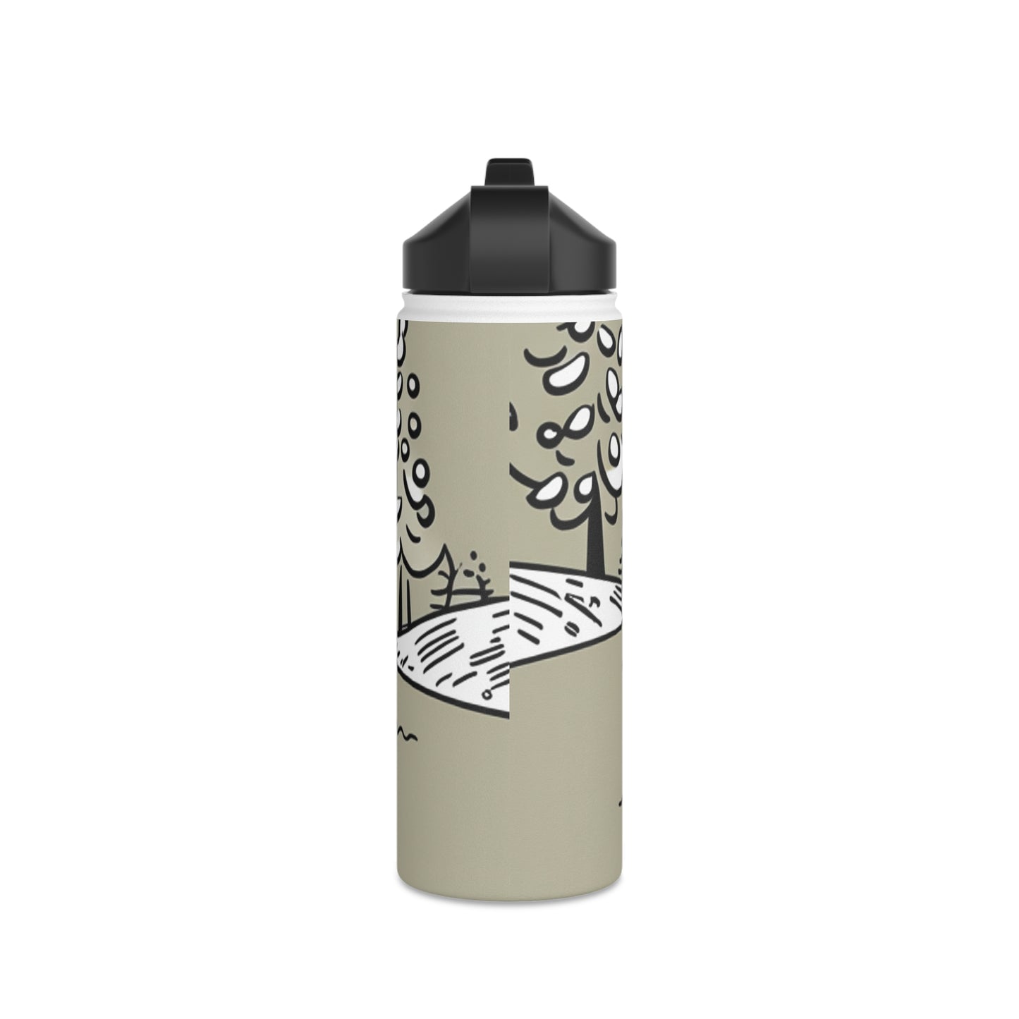 Stainless Steel Water Bottle, Standard Lid