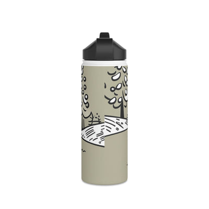 Stainless Steel Water Bottle, Standard Lid