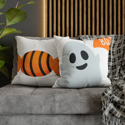 Ghost Polyester Square Pillow Case