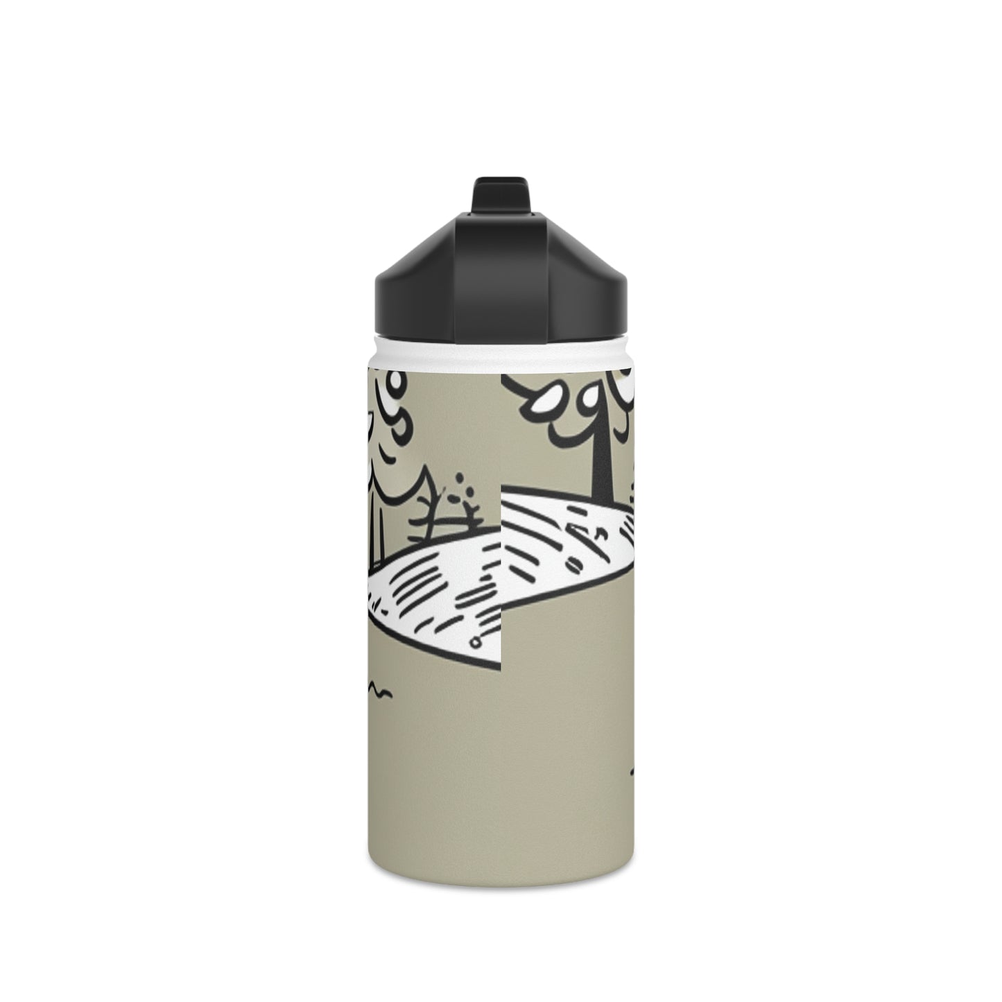 Stainless Steel Water Bottle, Standard Lid