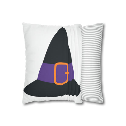 Hat Spun Polyester Square Pillow Case