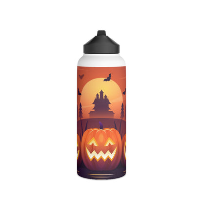 Stainless Steel Water Bottle, Standard Lid, Halloween