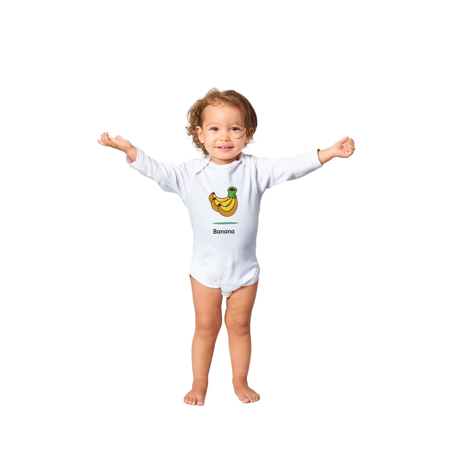 Classic Banana Baby Long Sleeve Bodysuit