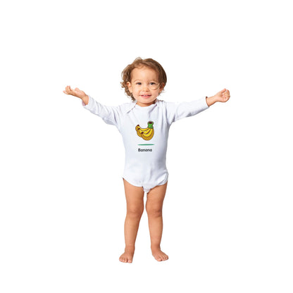 Classic Banana Baby Long Sleeve Bodysuit