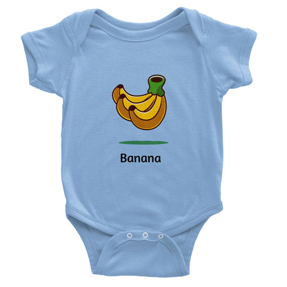 Classic Banana Baby Short Sleeve Bodysuit