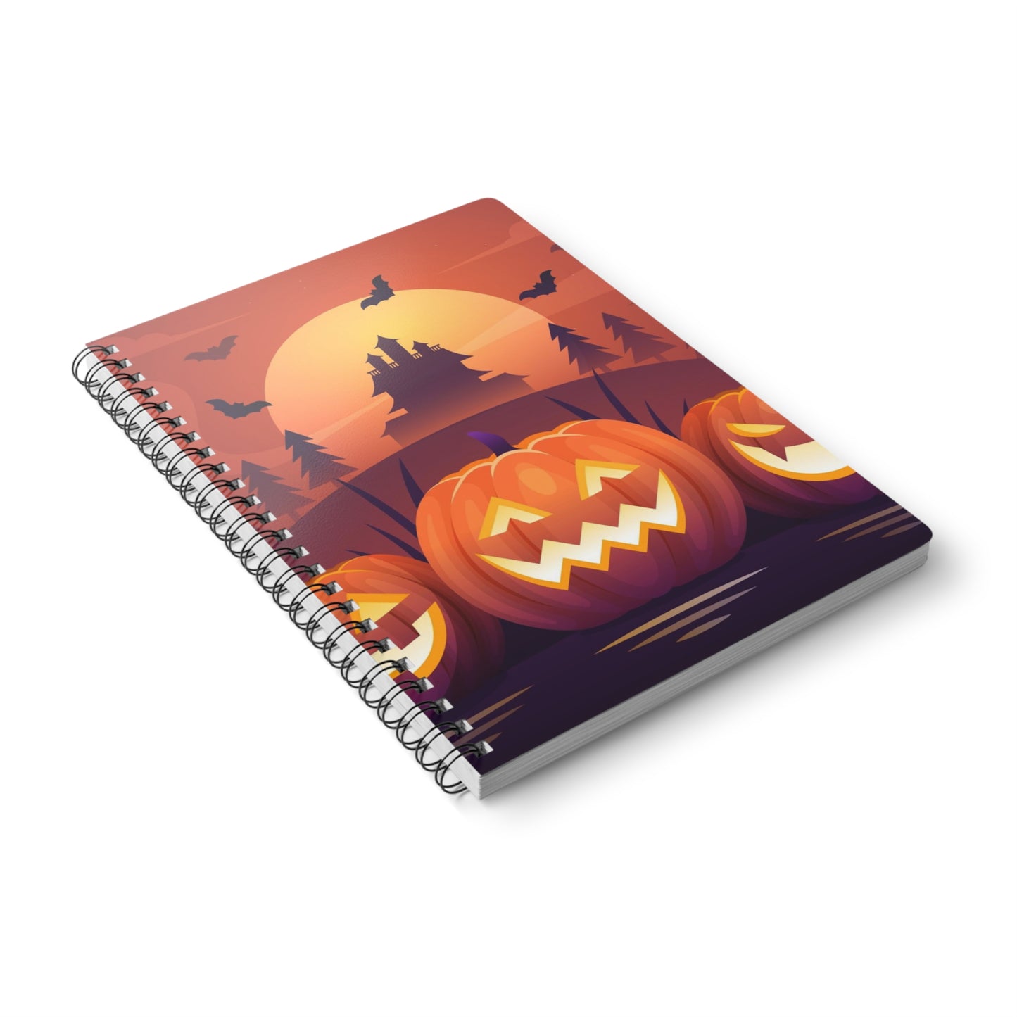 Pumpkin Wirobound Softcover Notebook, A5