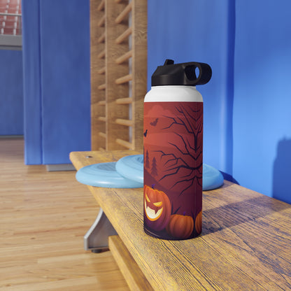 Stainless Steel Water Bottle, Standard Lid, Halloween