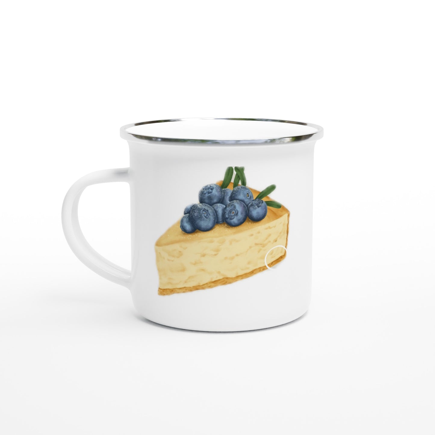 White 12oz Enamel Mug