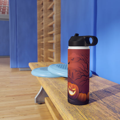 Stainless Steel Water Bottle, Standard Lid, Halloween