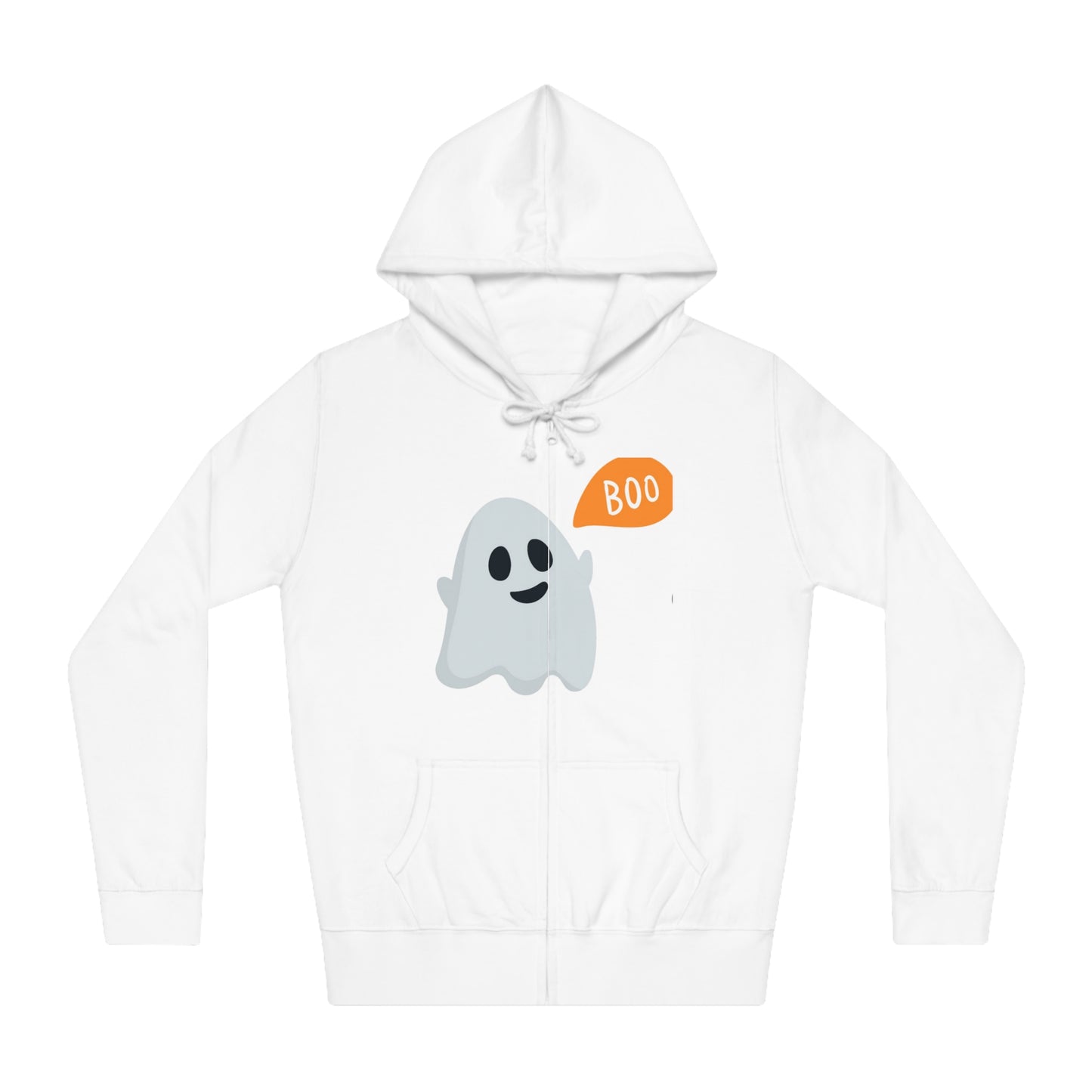 Women's Zip Hoodie, Ghost