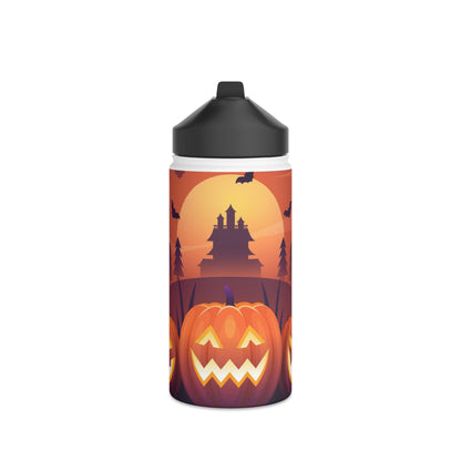 Stainless Steel Water Bottle, Standard Lid, Halloween