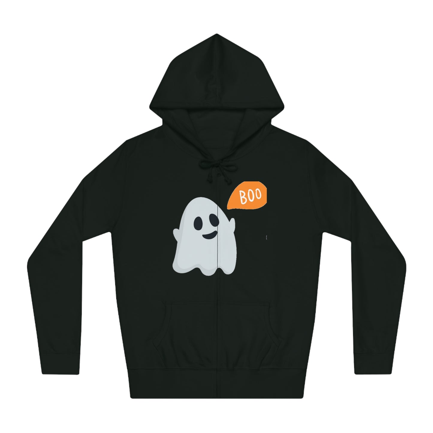 Women's Zip Hoodie, Ghost