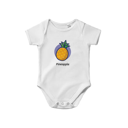 Classic Pineapple Baby Short Sleeve Bodysuit