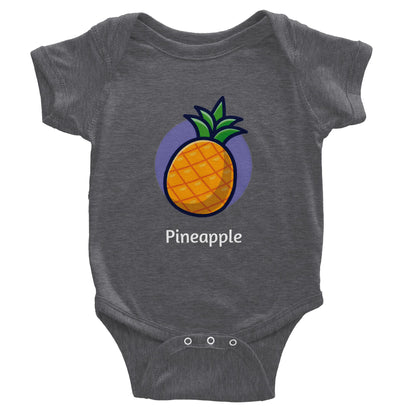 Classic Pineapple Baby Short Sleeve Bodysuit