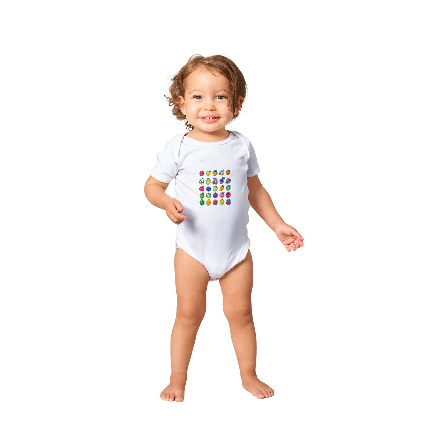 Classic Fruits Baby Short Sleeve Bodysuit