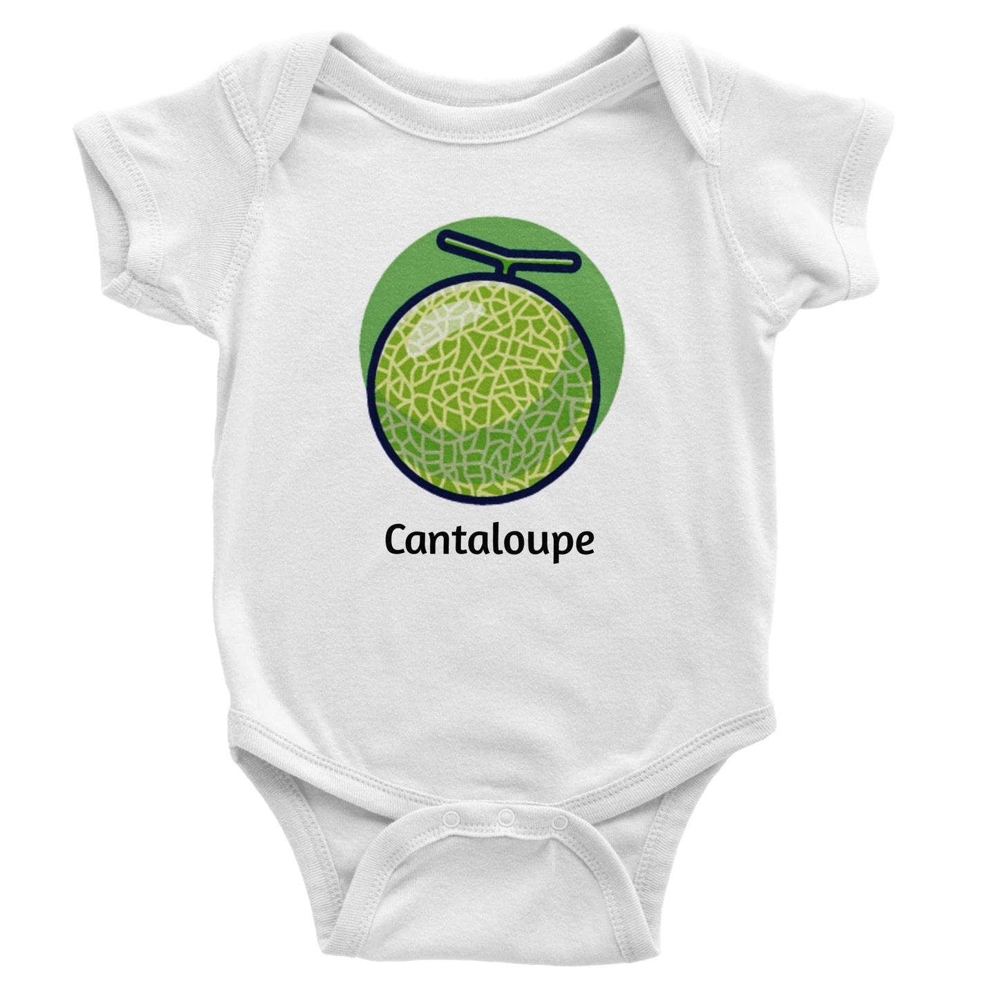 Classic Cantaloupe Baby Short Sleeve Bodysuit