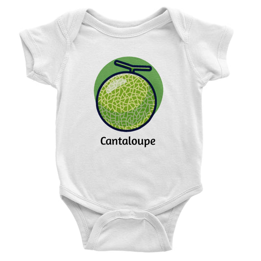 Classic Cantaloupe Baby Short Sleeve Bodysuit