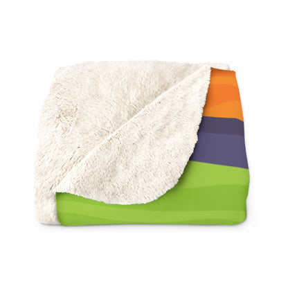 Sherpa Fleece Blanket, Candies