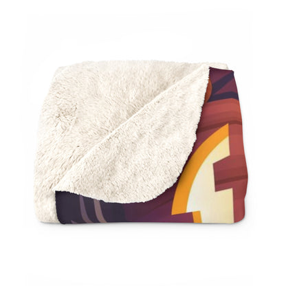 Sherpa Fleece Blanket, Pumpkin