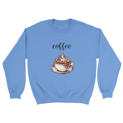 Hanorac unisex Coffee Classic cu gât crew