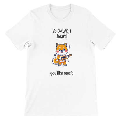 Tricou premium unisex cu gât, Shiba