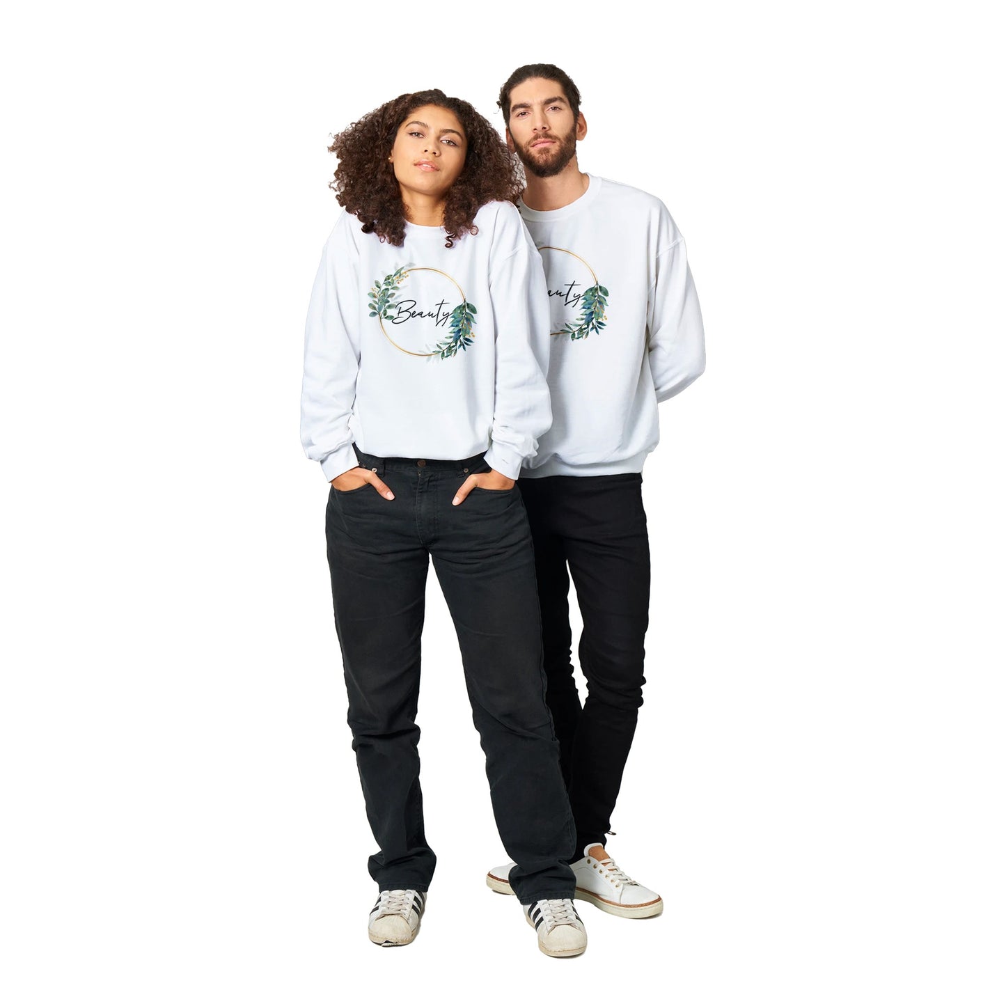 Hanorac clasic unisex cu gât crew