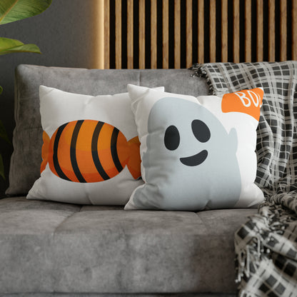 Ghost Polyester Square Pillow Case