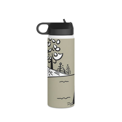 Stainless Steel Water Bottle, Standard Lid