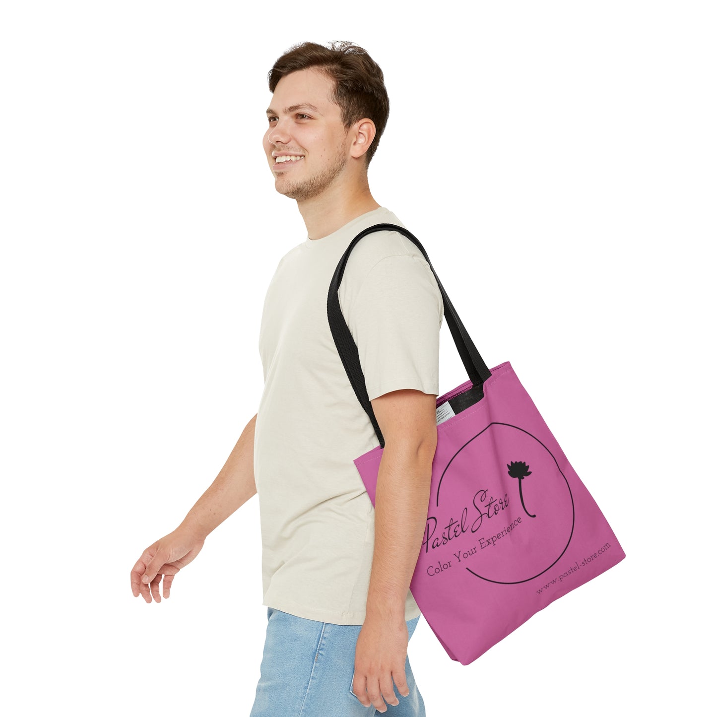 Light Pink Tote Bag (AOP)