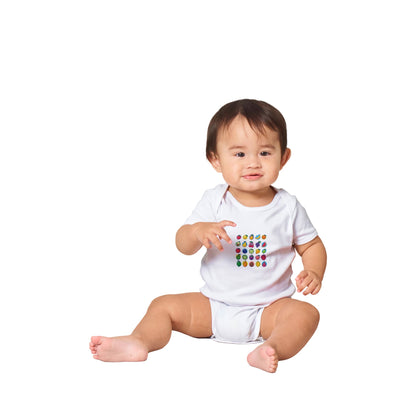 Classic Fruits Baby Short Sleeve Bodysuit